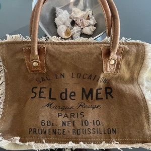 Myra Upcycled Tote Bag - Sel de Mer